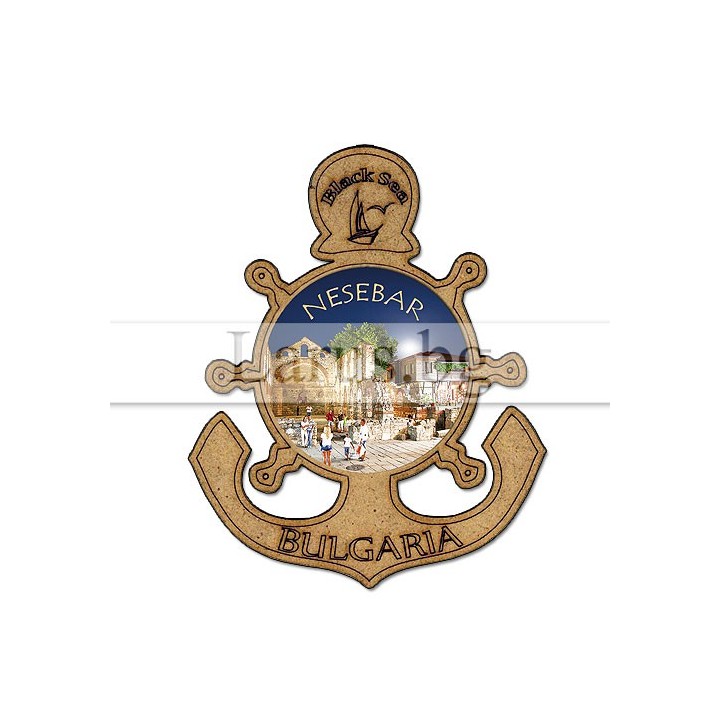 Магнитен сувенир Несебър MDF 12-mdNE-0031