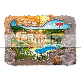 Магнитен сувенир Обзор - Хотел Казабланка | Сувенири от България