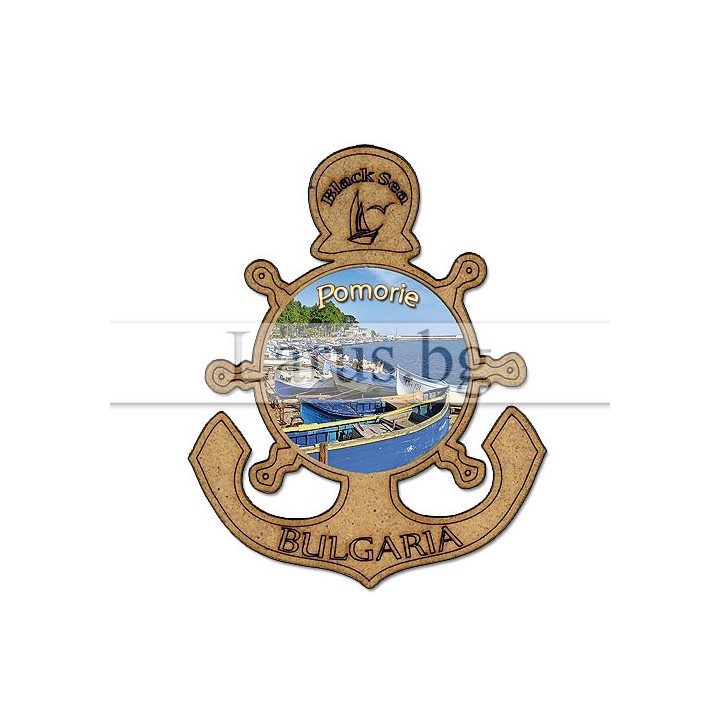 Магнитен сувенир Поморие MDF 12-mdPO-0017