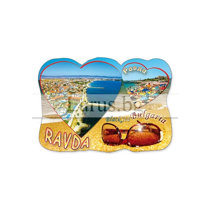 Магнитен сувенир Равда MDF 12-mdRA-0008