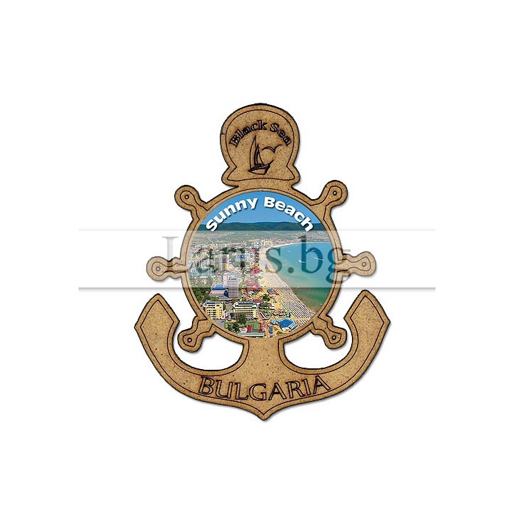 Магнитен сувенир Слънчев Бряг MDF 12-mdSB-0026