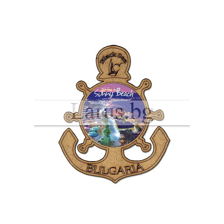 Магнитен сувенир Слънчев Бряг MDF 12-mdSB-0027