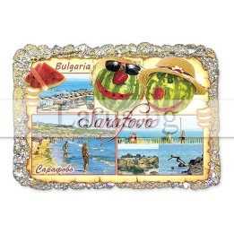 Магнитен сувенир Сарафово - Летен спомен от България