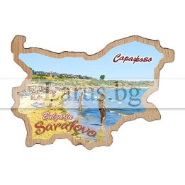 Магнитен сувенир Сарафово фотокарта 12-mdSF-0002