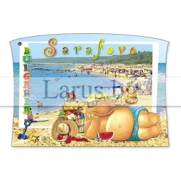 Магнитен сувенир Сарафово MDF 12-mdSF-0004