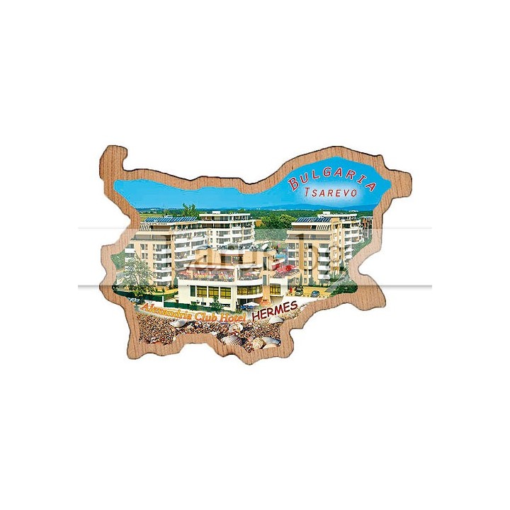 Магнитен сувенир Царево - Хотел Хермес | Сувенири от България