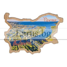 Магнитен сувенир Варна фотокарта 12-mdVN-0007