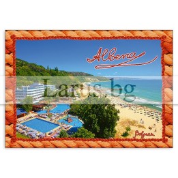 Пощенска картичка Албена 1-AL-0033