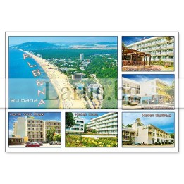 Пощенска картичка Албена 1-AL-0054