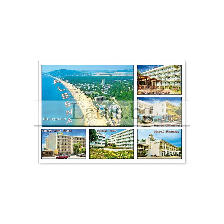 Пощенска картичка Албена 1-AL-0054