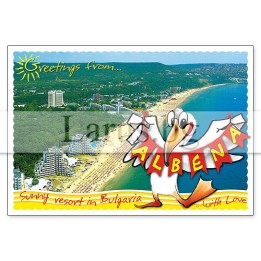 Пощенска картичка Албена 1-AL-0062