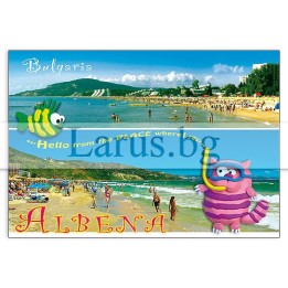 Пощенска картичка Албена 1-AL-0063