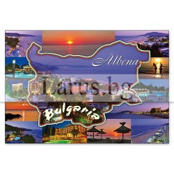 Пощенска картичка Албена 1-AL-0065