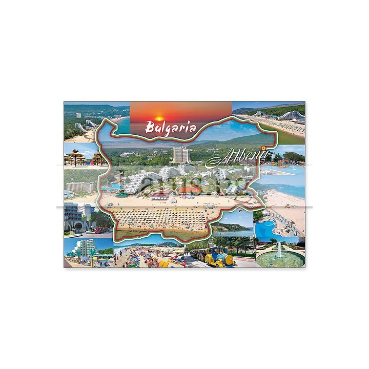 Пощенска картичка Албена 1-AL-0067