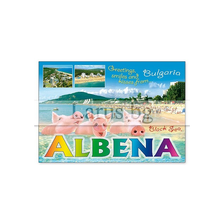 Пощенска картичка Албена - 1-AL-0075