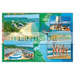 Пощенска картичка Албена 1-AL-0084