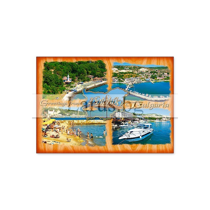 Пощенска картичка Балчик - Сувенир от България