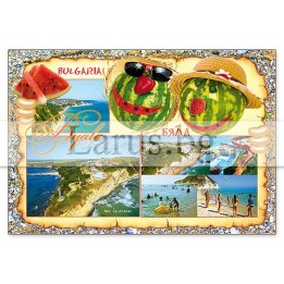 Пощенска картичка Бяла - Летен сувенир от България