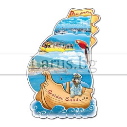 Пощенска картичка Златни Пясъци 1-GS-0127