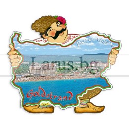 Пощенска картичка Златни Пясъци 1-GS-0192