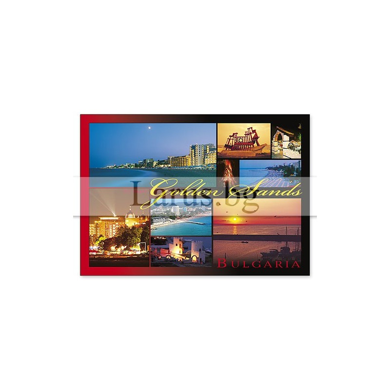 Пощенска картичка Златни Пясъци 1-GS-0207