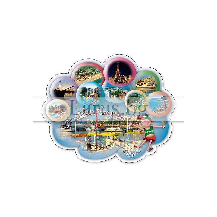 Пощенска картичка Златни Пясъци GS 0208