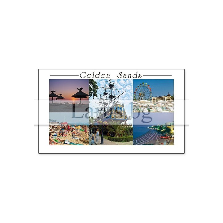 Пощенска картичка Златни Пясъци GS 0218