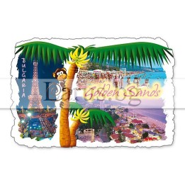 Пощенска картичка Златни Пясъци 1-GS-0223