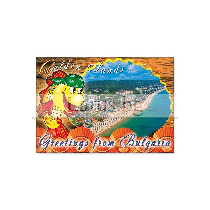 Пощенска картичка Златни Пясъци GS 0229