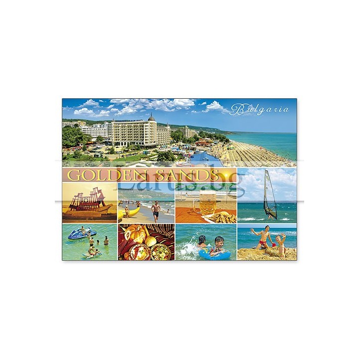 Пощенска картичка Златни Пясъци 1-GS-0234