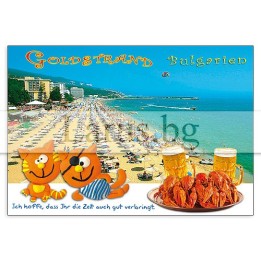 Пощенска картичка Златни Пясъци GS 0237