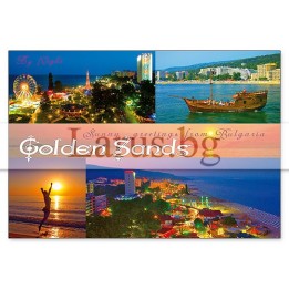 Пощенска картичка Златни Пясъци 1-GS-0243