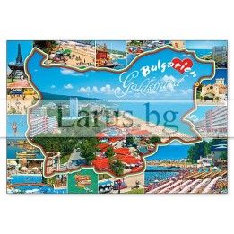 Пощенска картичка Златни Пясъци 1-GS-0245