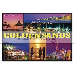 Пощенска картичка Златни Пясъци 1-GS-0258