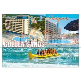 Пощенска картичка Златни пясъци - GS 0260 | Летни спомени