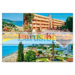 Пощенска картичка Златни Пясъци GS 0262