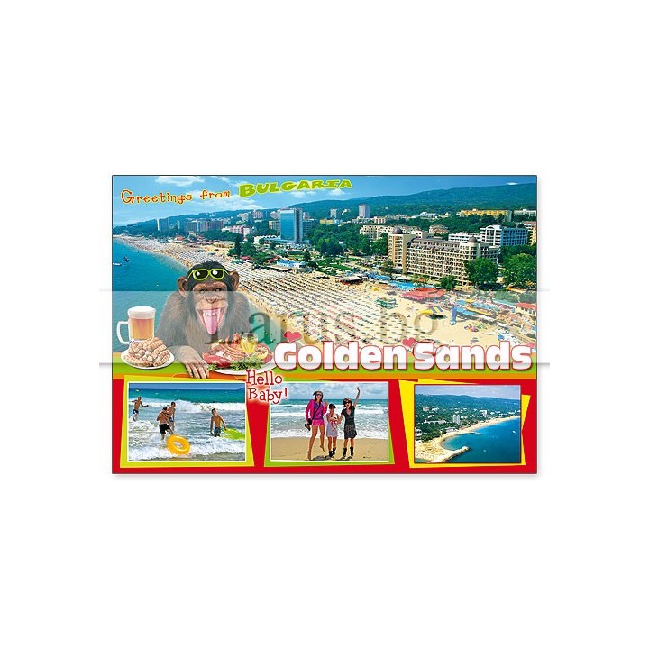 Пощенска картичка Златни Пясъци 1-GS-0269