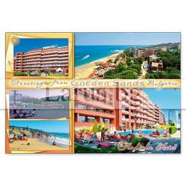 Пощенска картичка Златни Пясъци 1-GS-0287