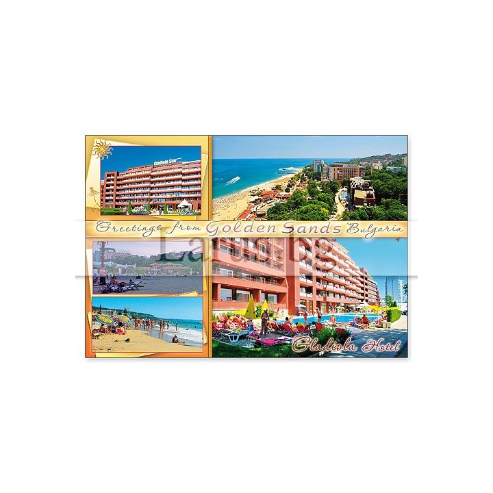Пощенска картичка Златни Пясъци 1-GS-0287