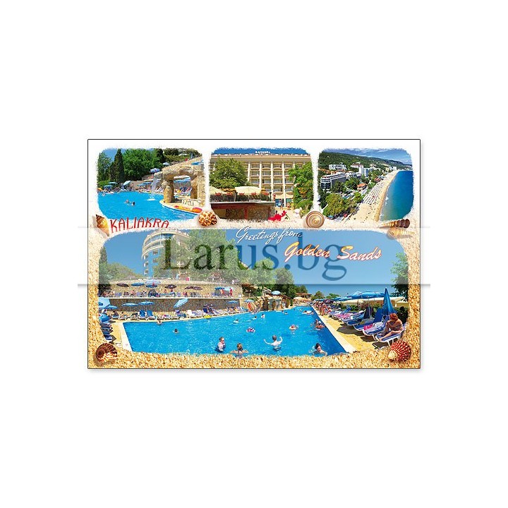 Пощенска картичка Златни Пясъци 1-GS-0289