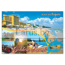 Пощенска картичка Златни пясъци - GS 0290 | Летни спомени