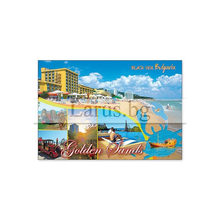 Пощенска картичка Златни Пясъци GS 0290