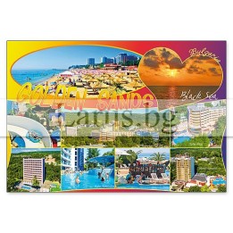 Пощенска картичка Златни Пясъци 1-GS-0303