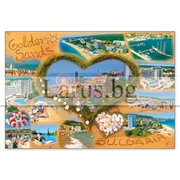 Пощенска картичка Златни Пясъци 1-GS-0306