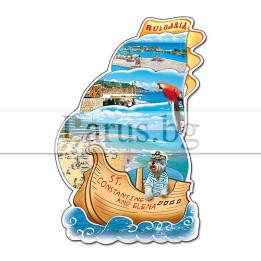 Пощенска картичка Св. Св. Константин и Елена (KE 0025) 1-KE-0025