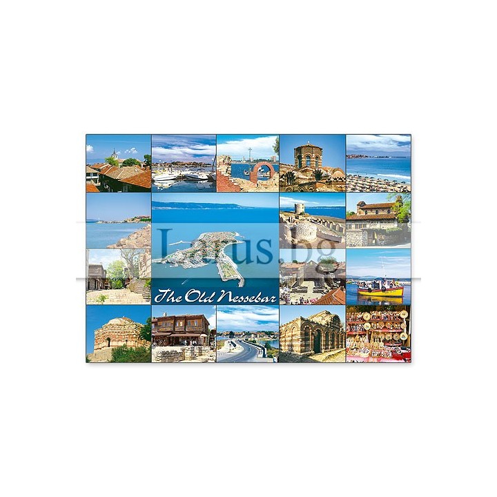 Пощенска картичка Несебър - Старият град