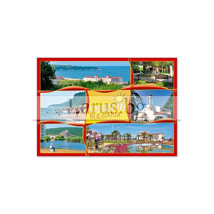 Пощенска картичка Обзор, България - 1-OB-0045
