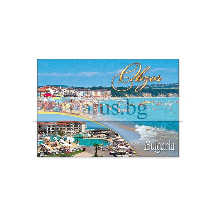 Пощенска картичка Обзор, България - 1-OB-0072