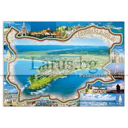 Пощенска картичка Приморско и България 1-PR-0077