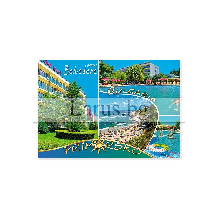 Пощенска картичка Приморско 1-PR-0117